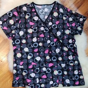 Ladybug Scrub Top